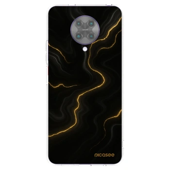 Picasee Xiaomi Poco F2 Pro Hülle - Transparentes Silikon - Thunder