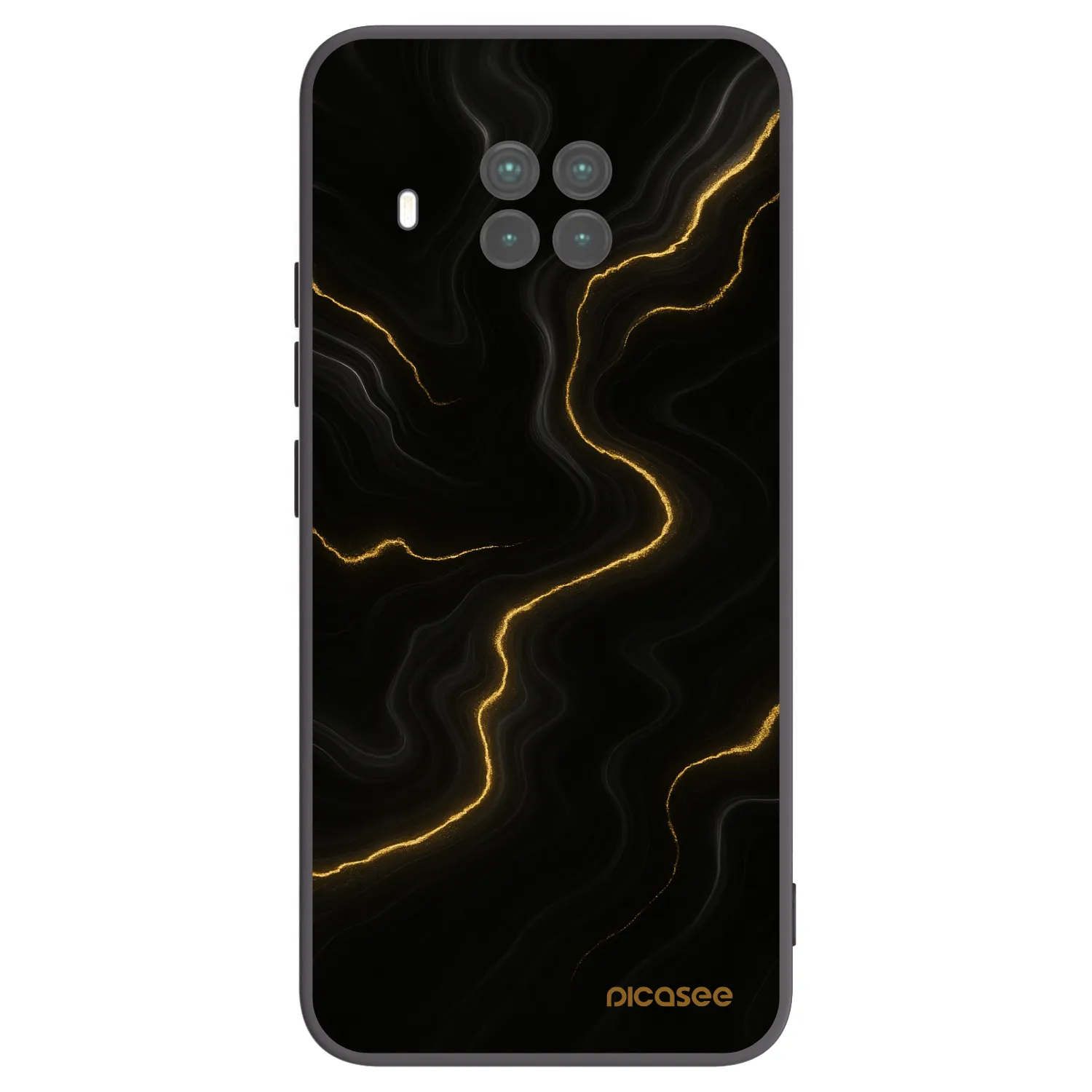 Picasee Xiaomi Mi 10T Lite Hülle - Schwarzes Silikon - Thunder