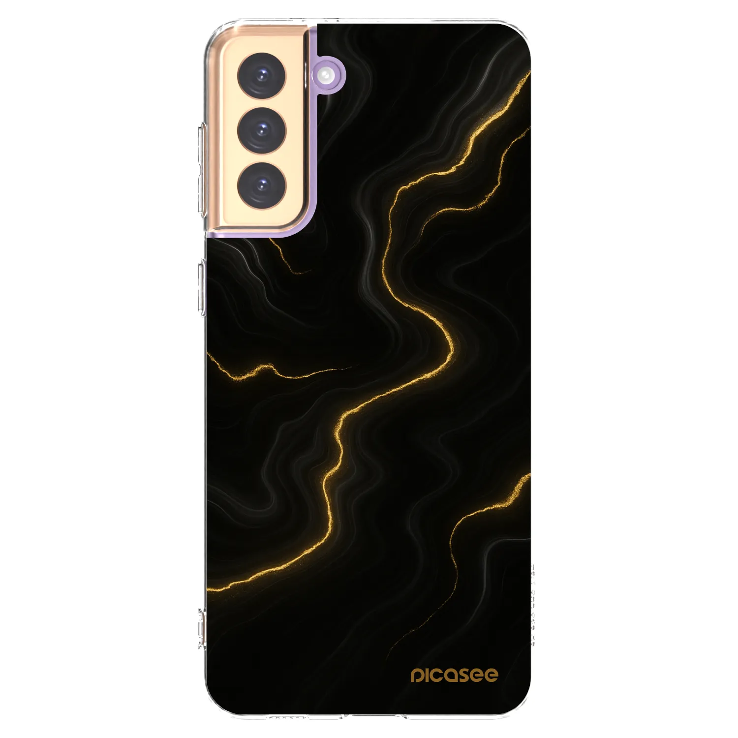 Picasee Samsung Galaxy S21+ 5G G996F Hülle - Transparentes Silikon - Thunder