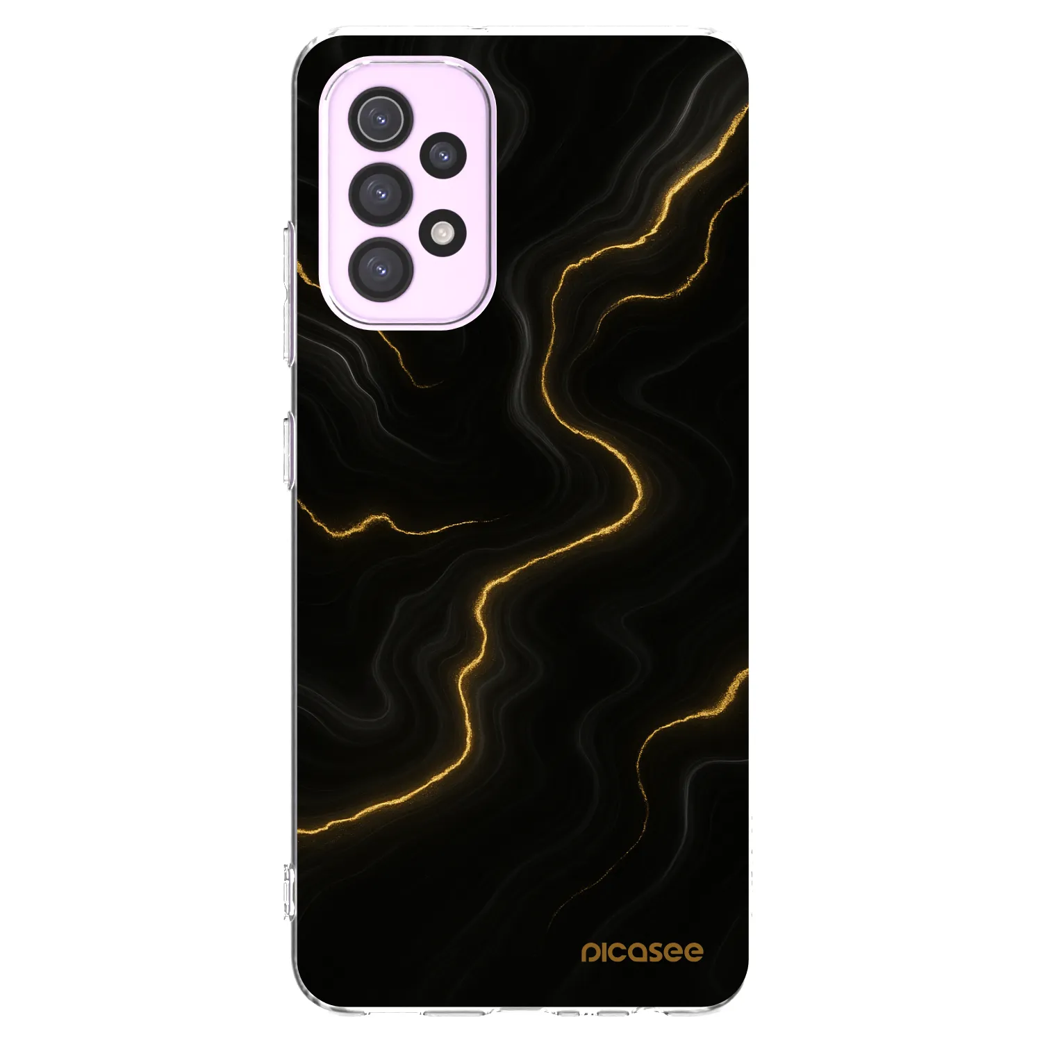 Picasee Samsung Galaxy A32 5G A326B Hülle - Transparentes Silikon - Thunder