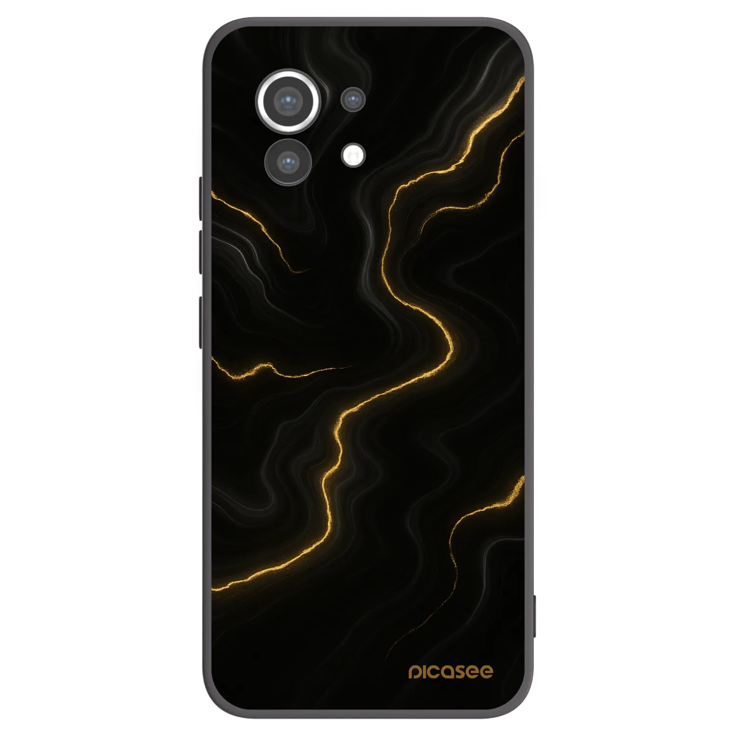 Picasee Xiaomi Mi 11 Hülle - Schwarzes Silikon - Thunder