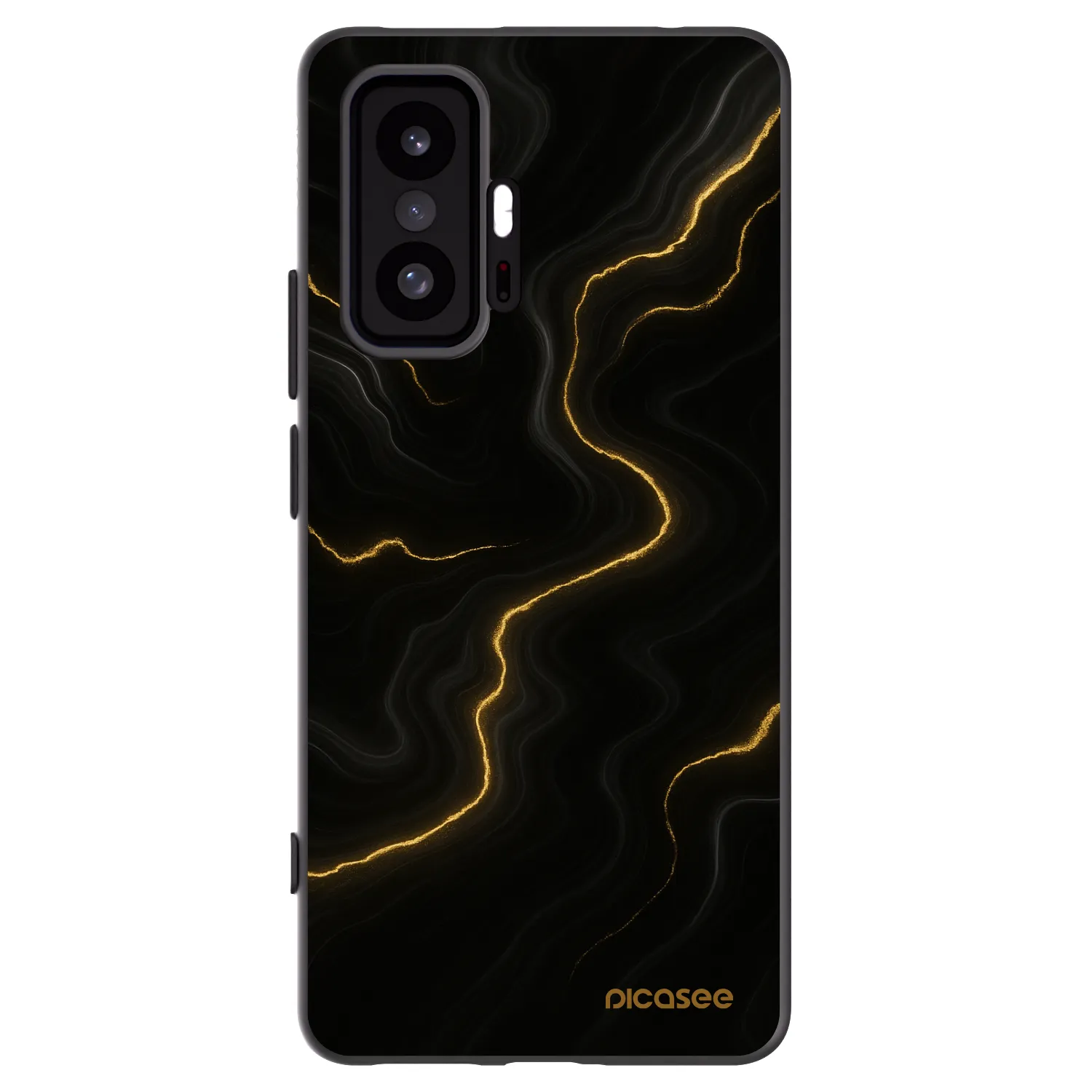 Picasee Xiaomi 11T Pro Hülle - Schwarzes Silikon - Thunder