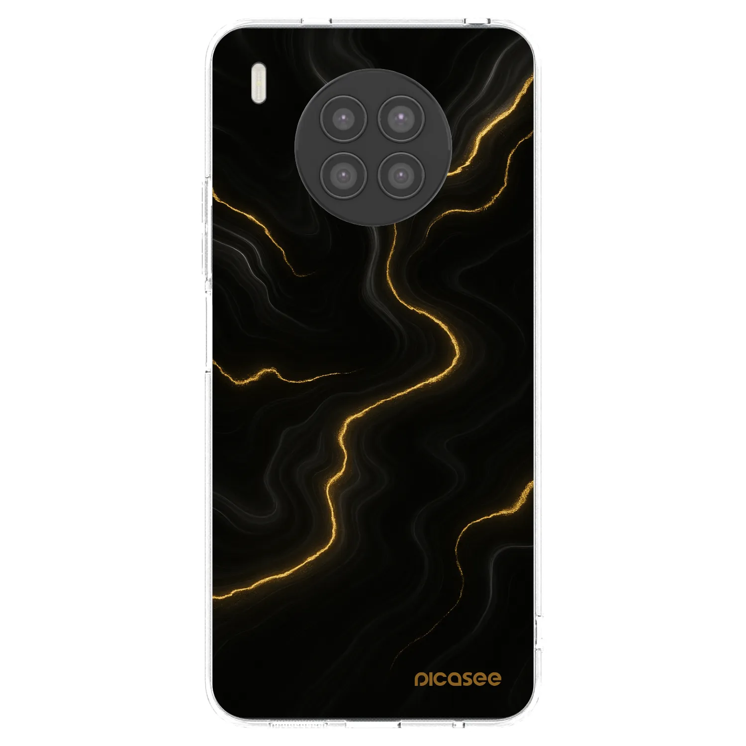 Picasee Huawei Nova 8i Hülle - Transparentes Silikon - Thunder