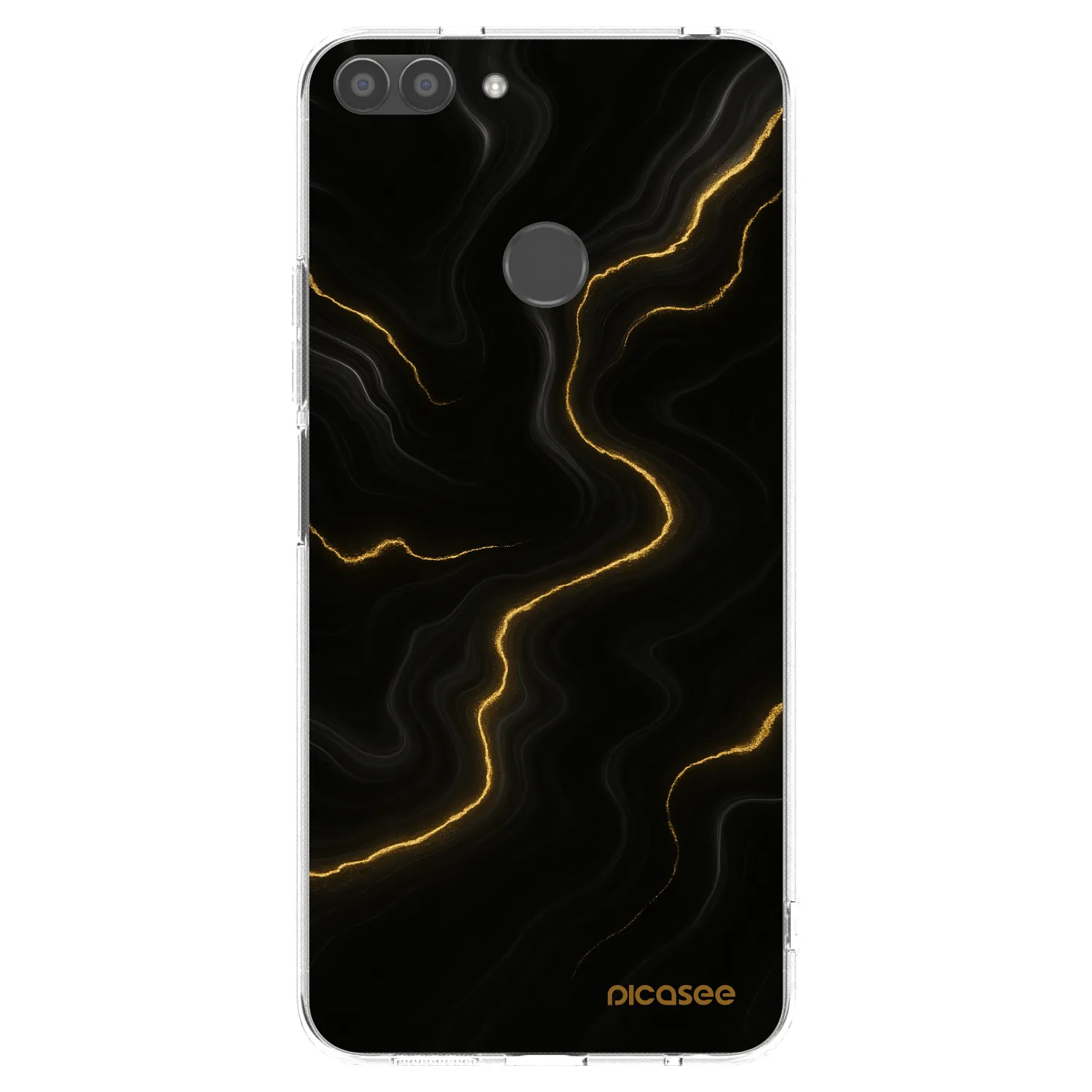 Picasee Huawei P Smart Hülle - Transparentes Silikon - Thunder