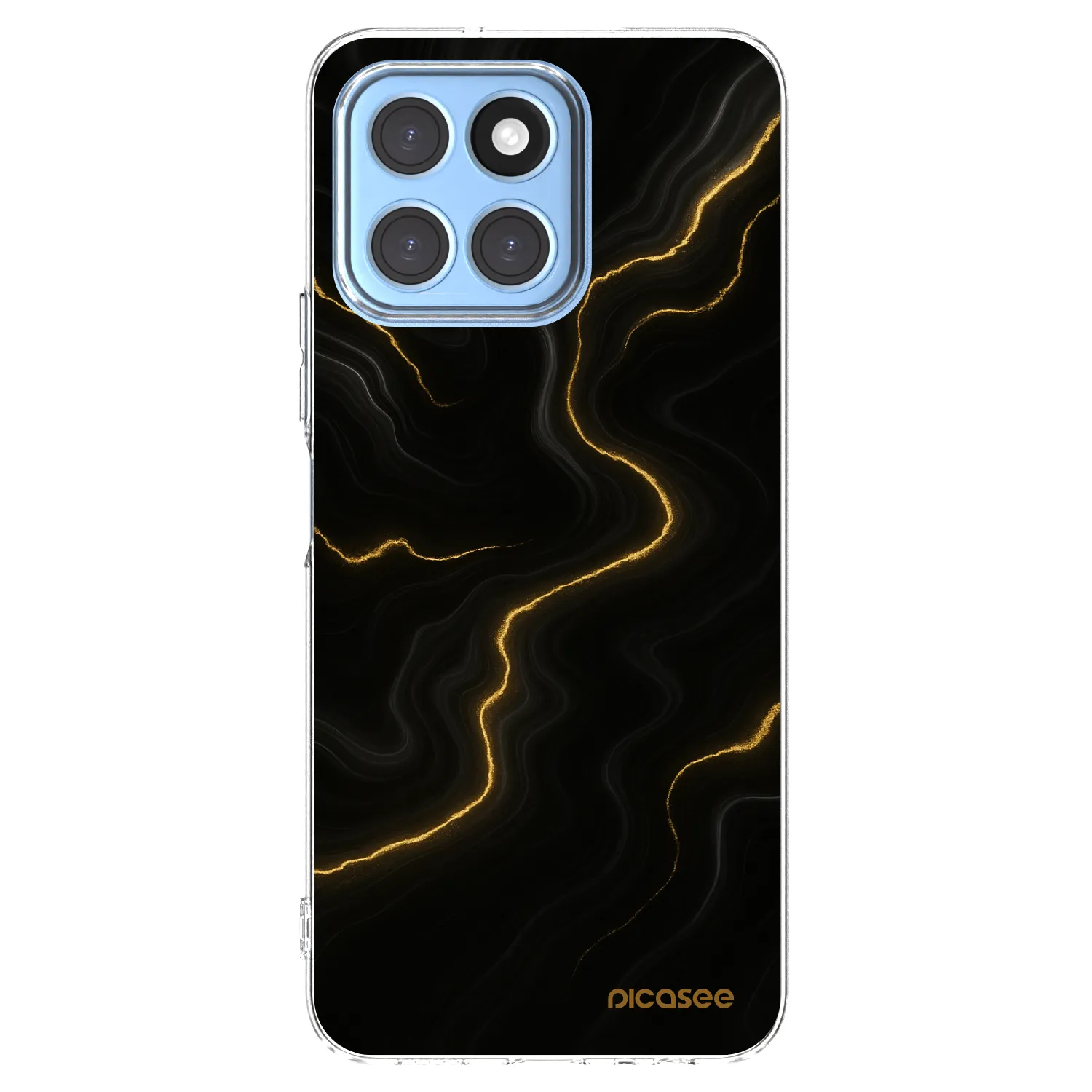 Picasee Honor X8 5G Hülle - Transparentes Silikon - Thunder