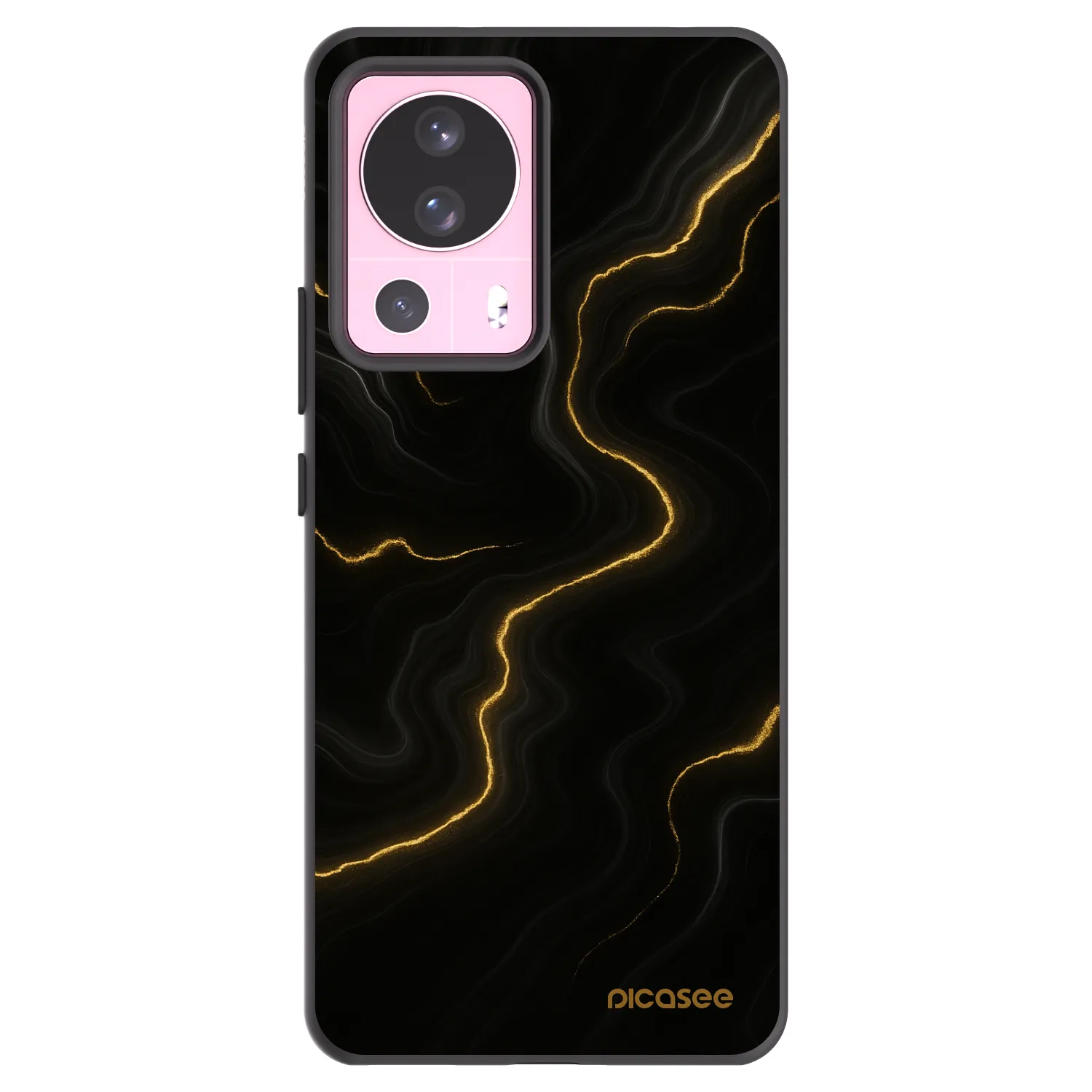 Picasee Xiaomi 13 Lite Hülle - Schwarzes Silikon - Thunder