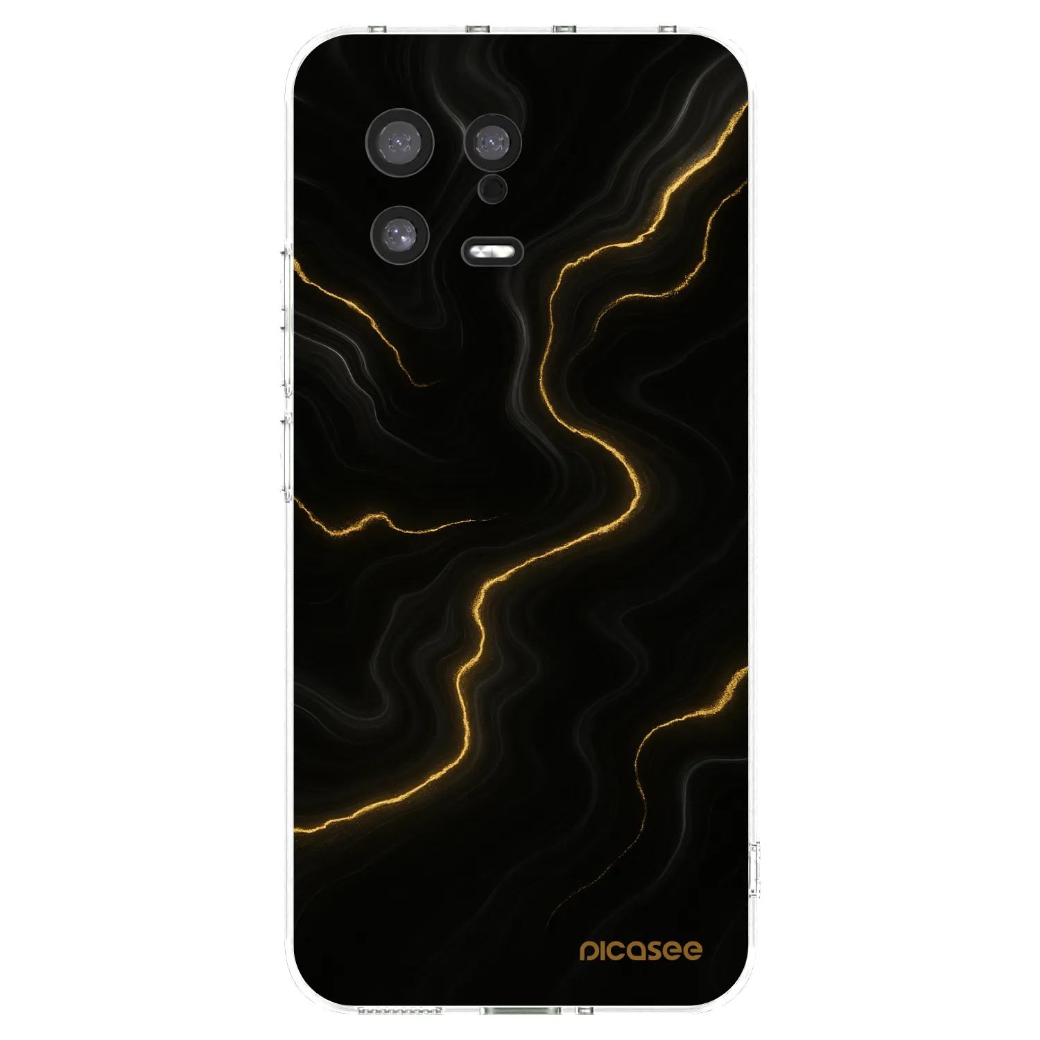 Picasee Xiaomi 13 Hülle - Transparentes Silikon - Thunder