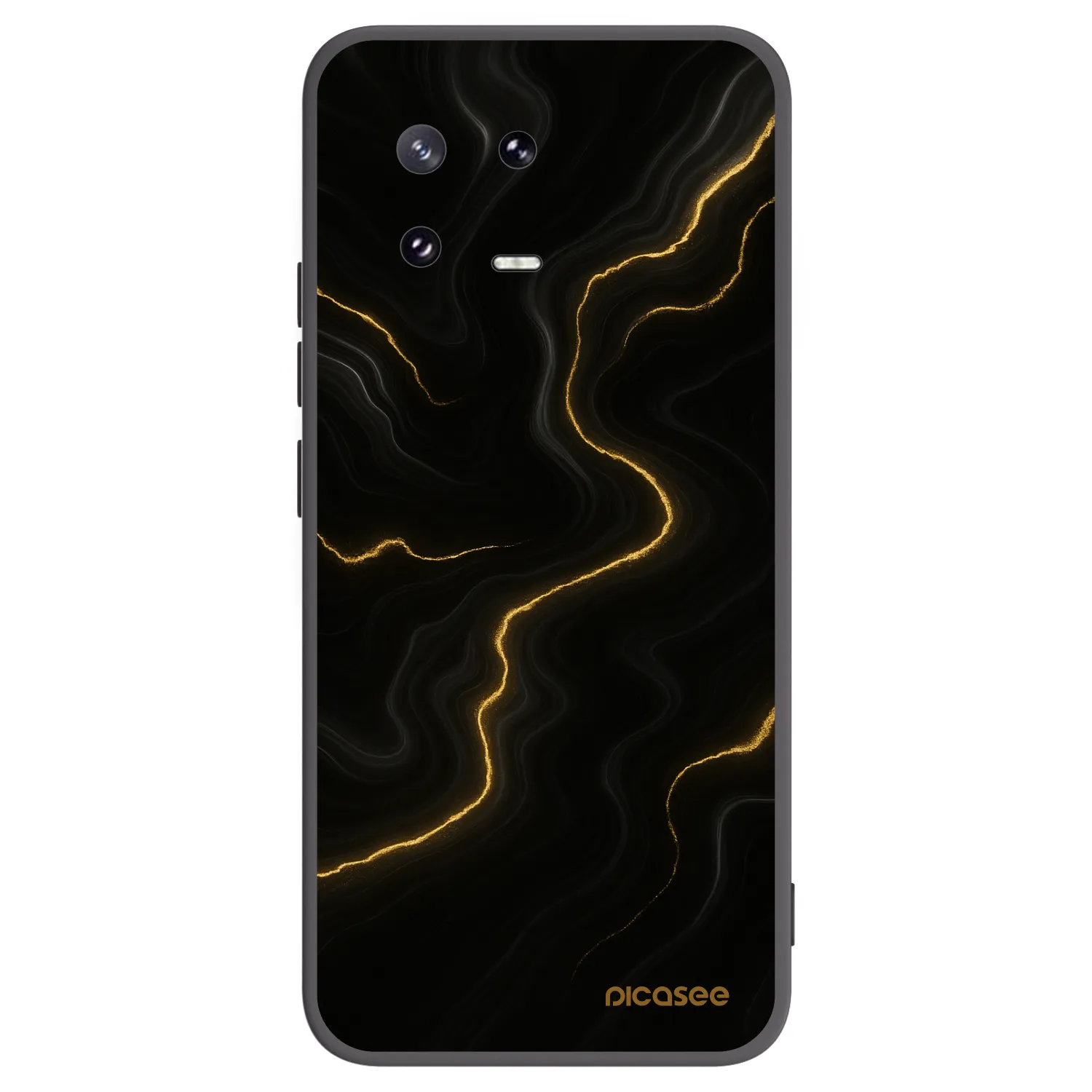 Picasee Xiaomi 13 Pro Hülle - Schwarzes Silikon - Thunder