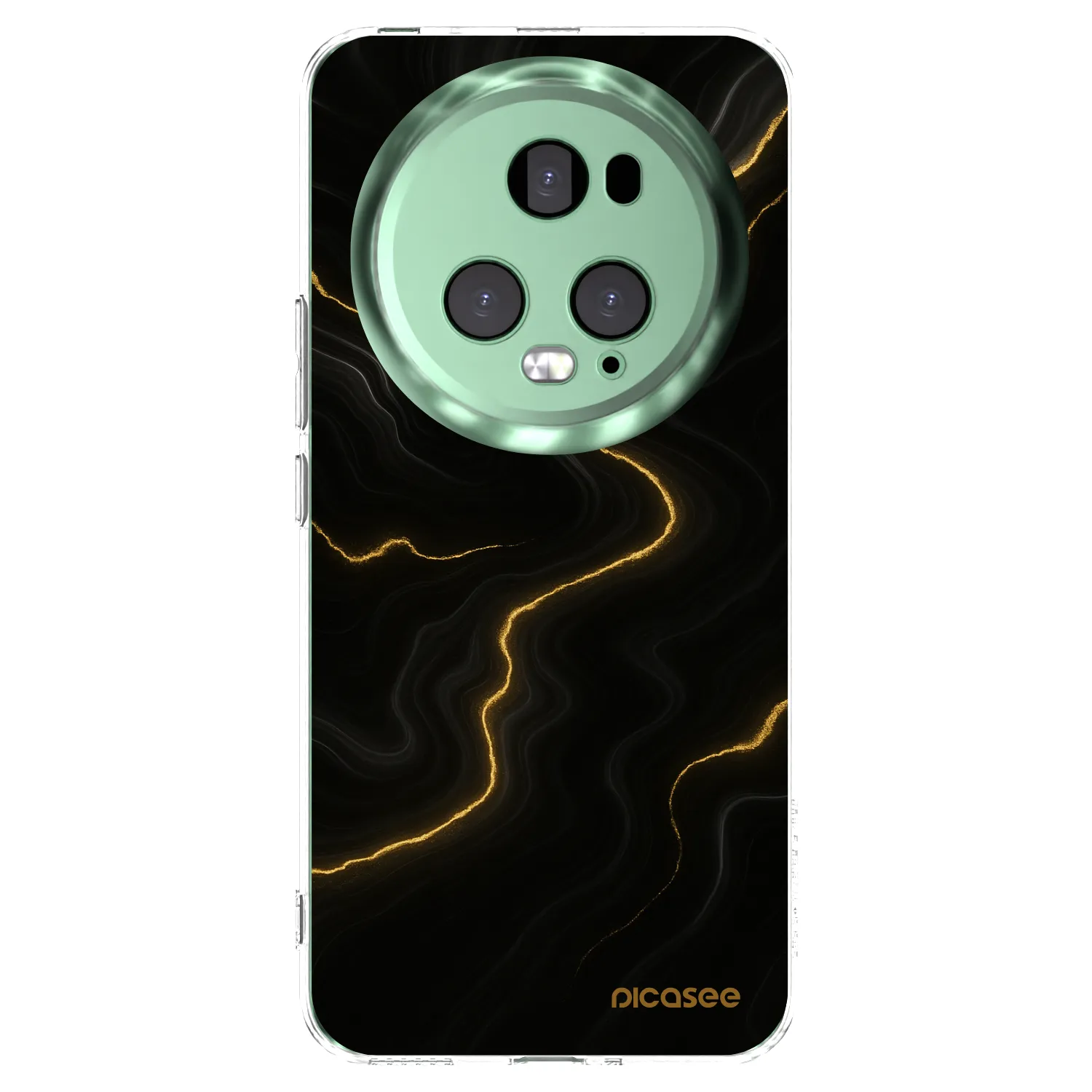 Picasee Honor Magic5 Pro Hülle - Transparentes Silikon - Thunder