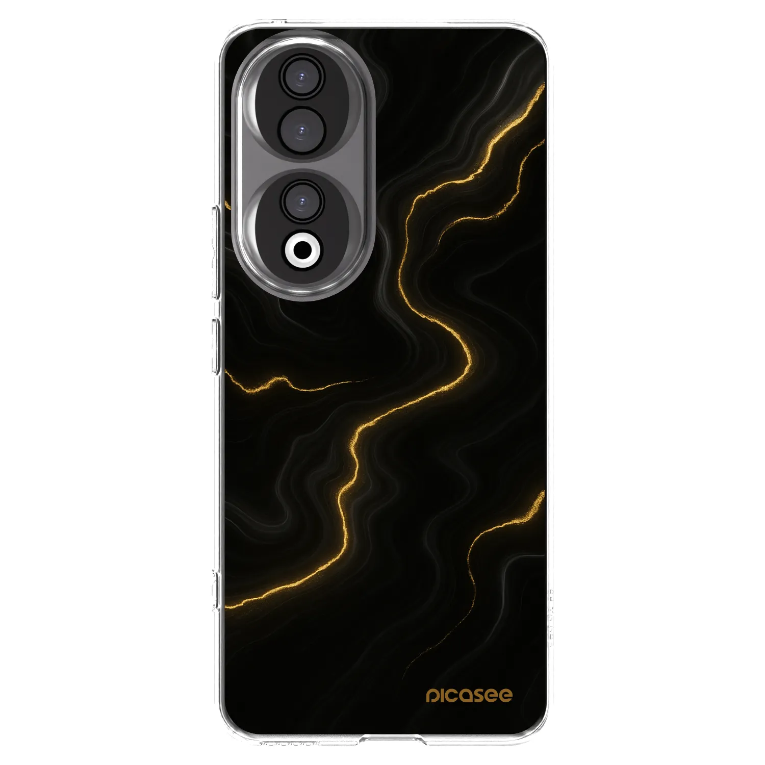 Picasee Honor 90 5G Hülle - Transparentes Silikon - Thunder