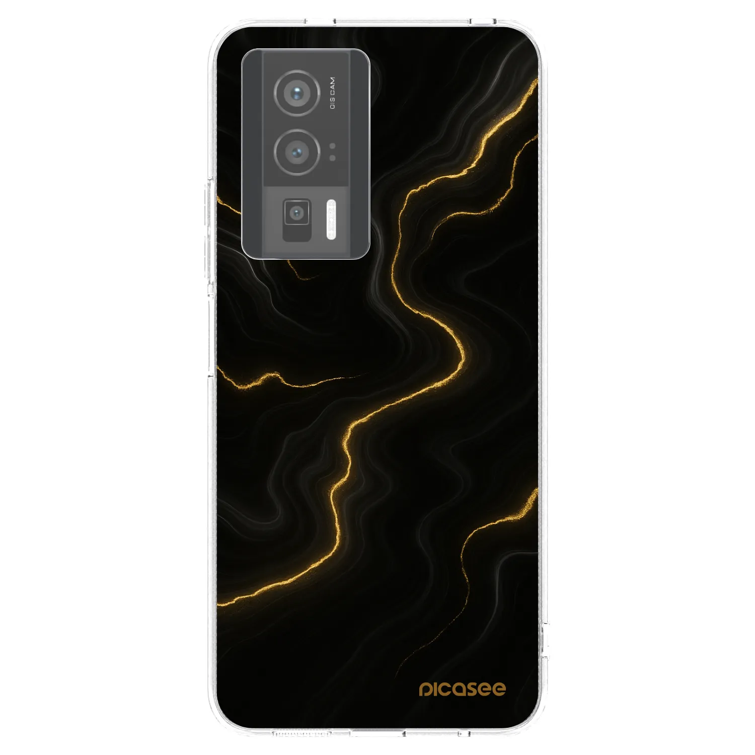 Picasee Xiaomi Poco F5 Pro 5G Hülle - Transparentes Silikon - Thunder