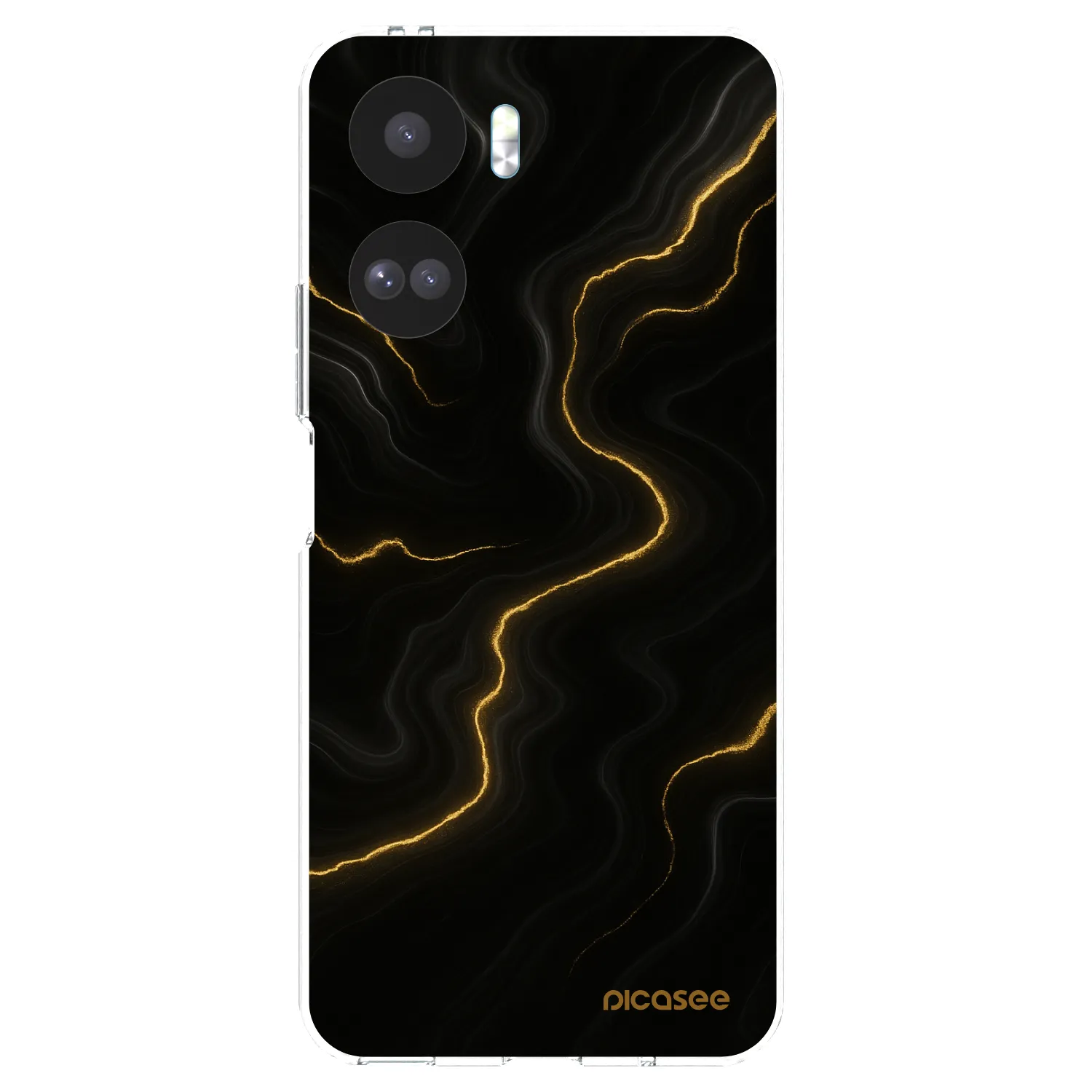 Picasee Honor 90 Lite 5G Hülle - Transparentes Silikon - Thunder