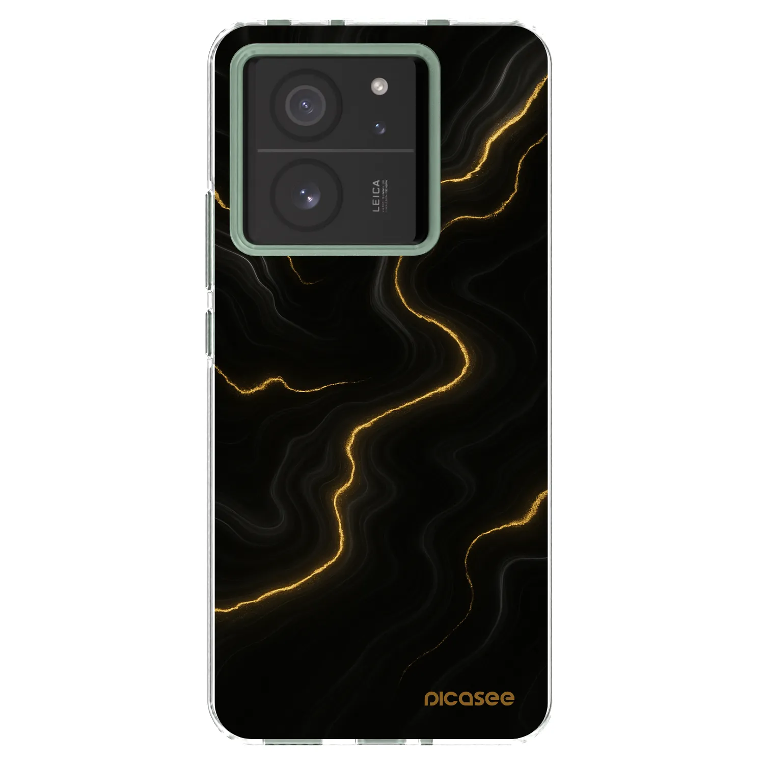 Picasee Xiaomi 13T Pro Hülle - Transparentes Silikon - Thunder