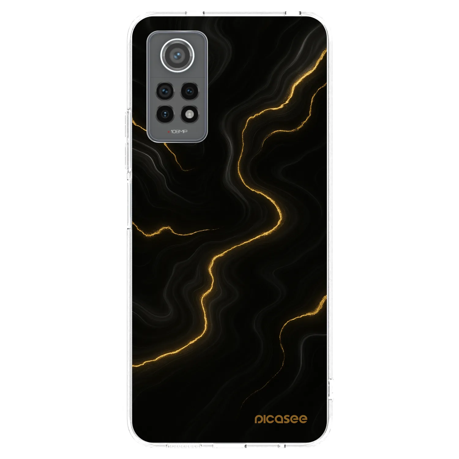 Picasee Xiaomi Redmi Note 12 Pro 4G Hülle - Transparentes Silikon - Thunder