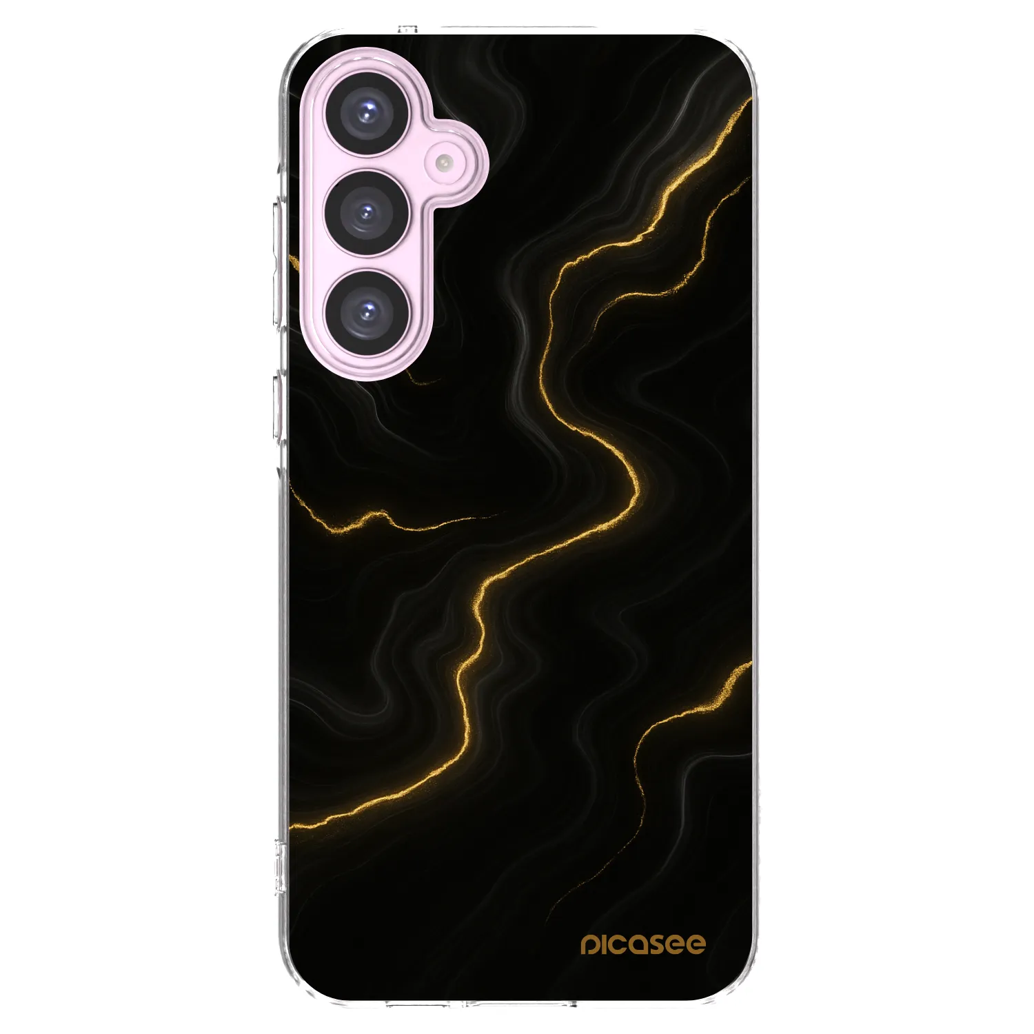 Picasee Samsung Galaxy A55 5G A556B Hülle - Transparentes Silikon - Thunder