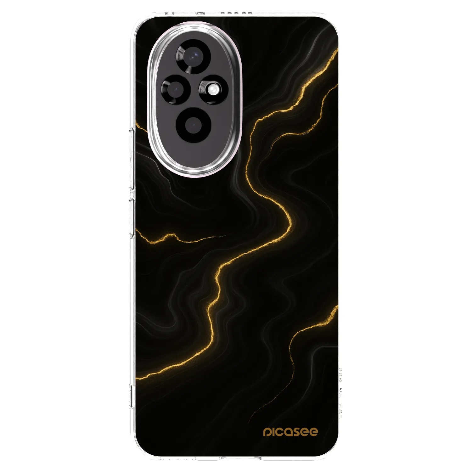 Picasee Honor 200 5G Hülle - Transparentes Silikon - Thunder