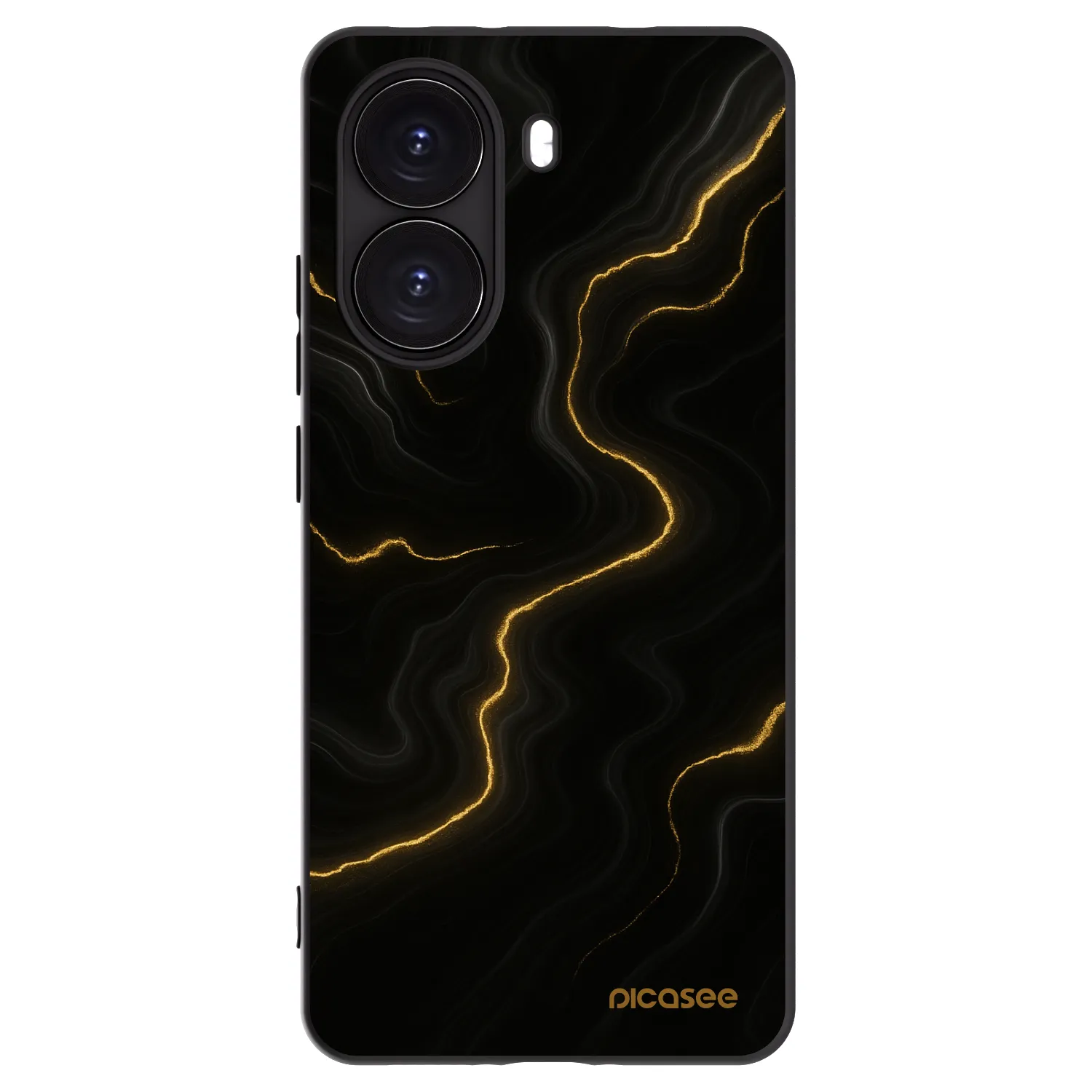 Picasee Xiaomi Poco X7 Pro 5G Hülle - Schwarzes Silikon - Thunder