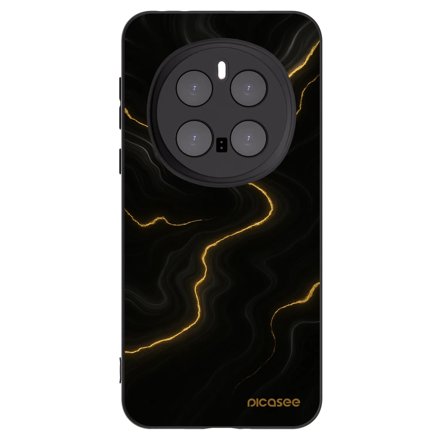 Picasee Honor Magic7 Pro 5G Hülle - Schwarzes Silikon - Thunder