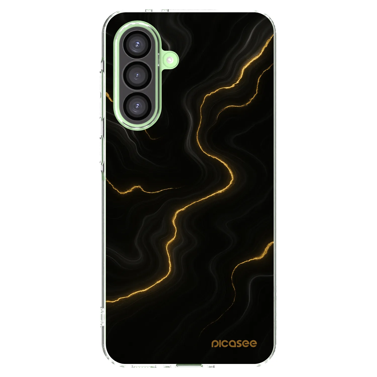Picasee Samsung Galaxy A26 5G A266B Hülle - Transparentes Silikon - Thunder