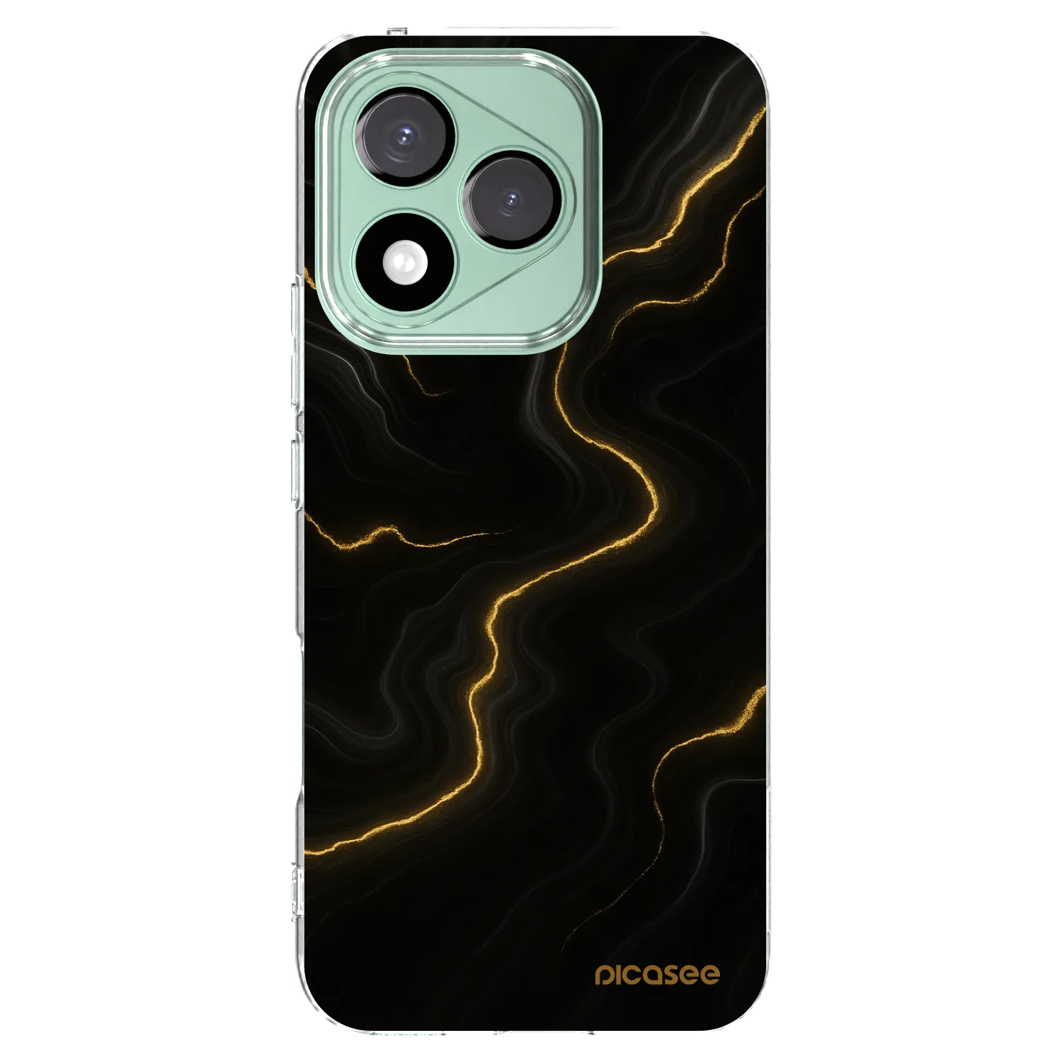 Picasee Honor 400 Lite 5G Hülle - Transparentes Silikon - Thunder