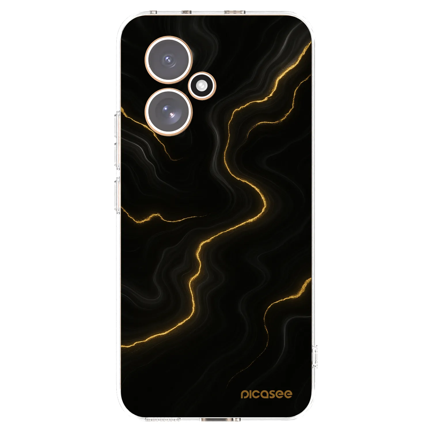 Picasee Honor 400 5G Hülle - Transparentes Silikon - Thunder