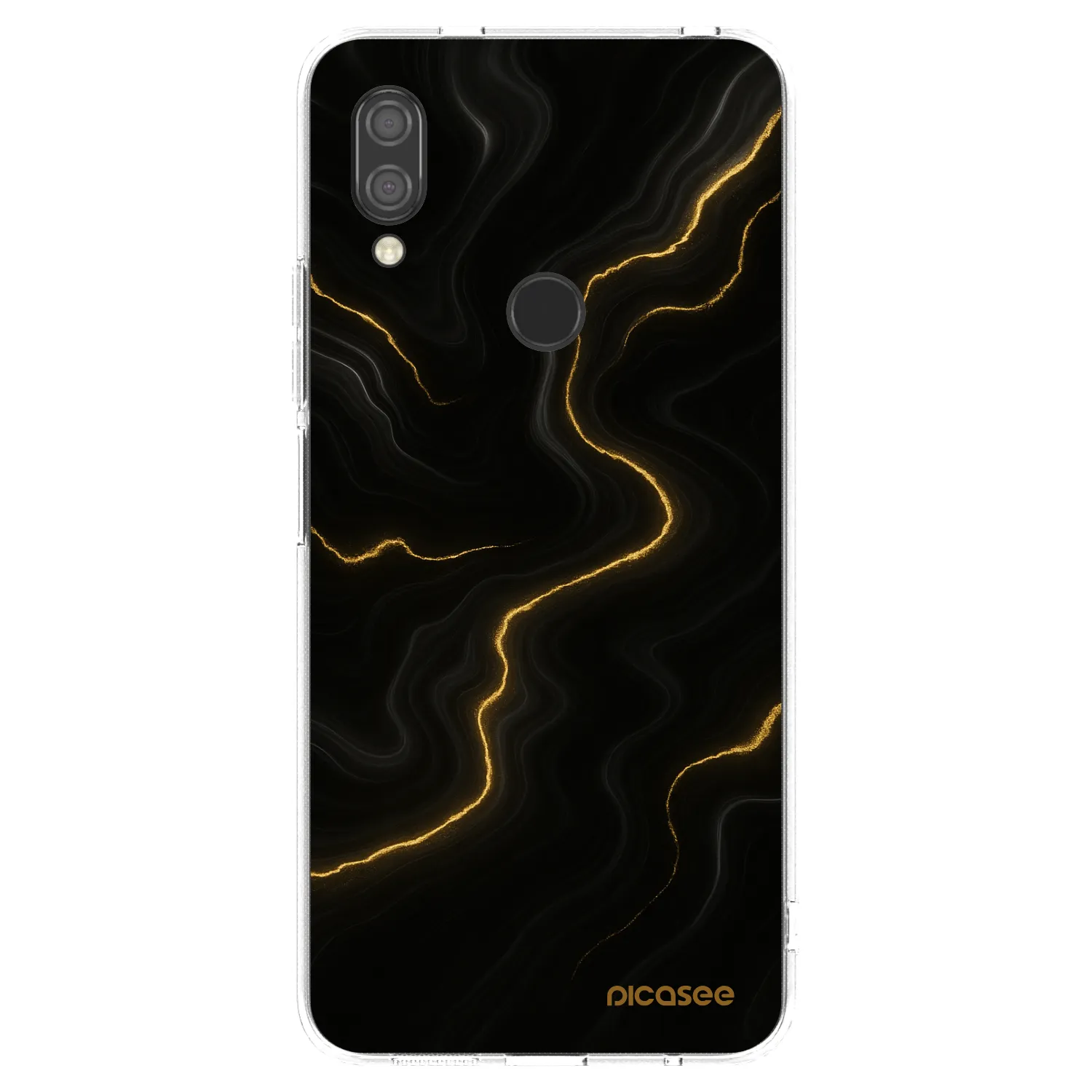 Picasee Xiaomi Redmi 7 Hülle - Transparentes Silikon - Thunder