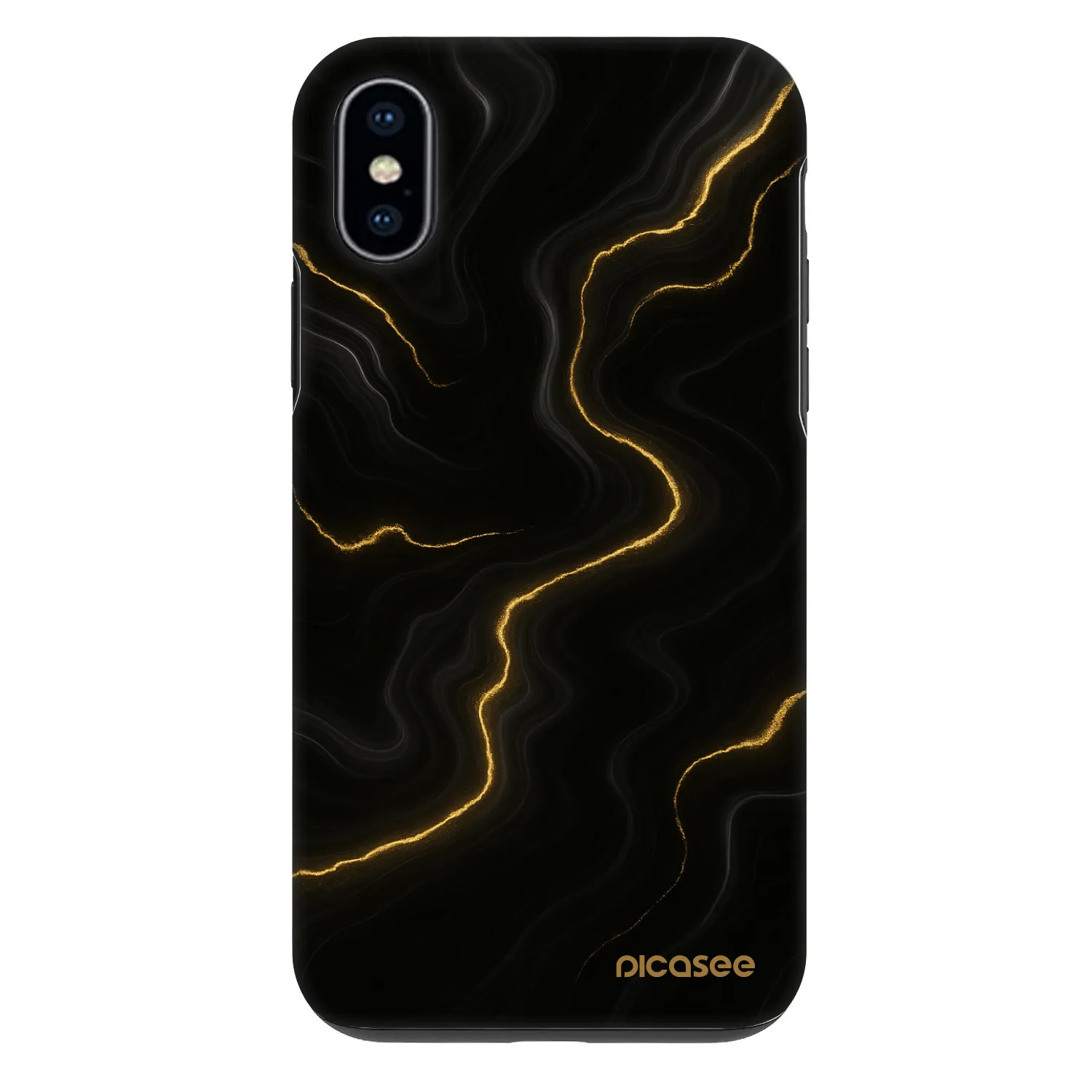 Picasee Fashion Case für Apple iPhone X/XS - Thunder