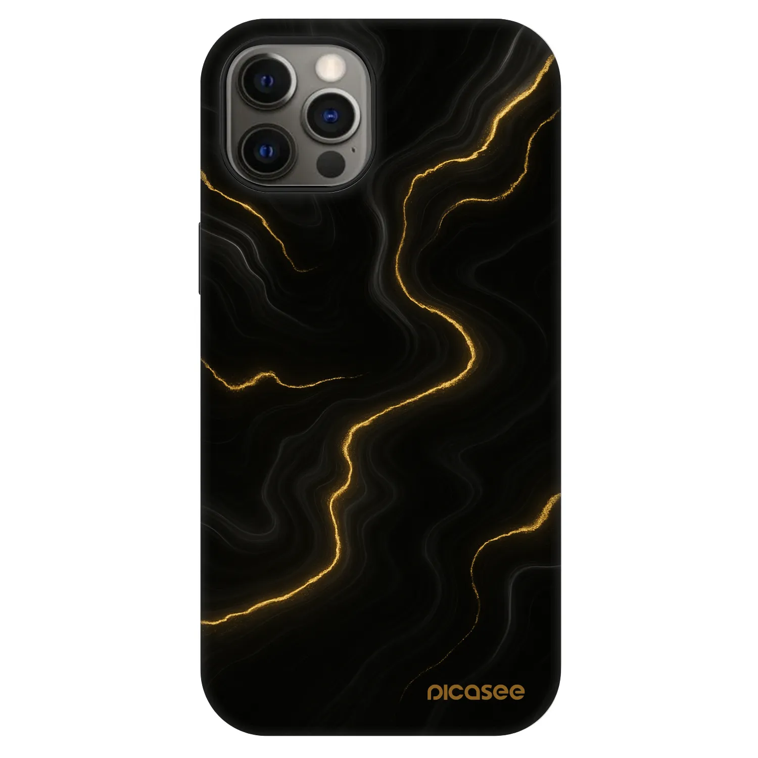 Picasee Fashion Case MagSafe für Apple iPhone 12 - Thunder