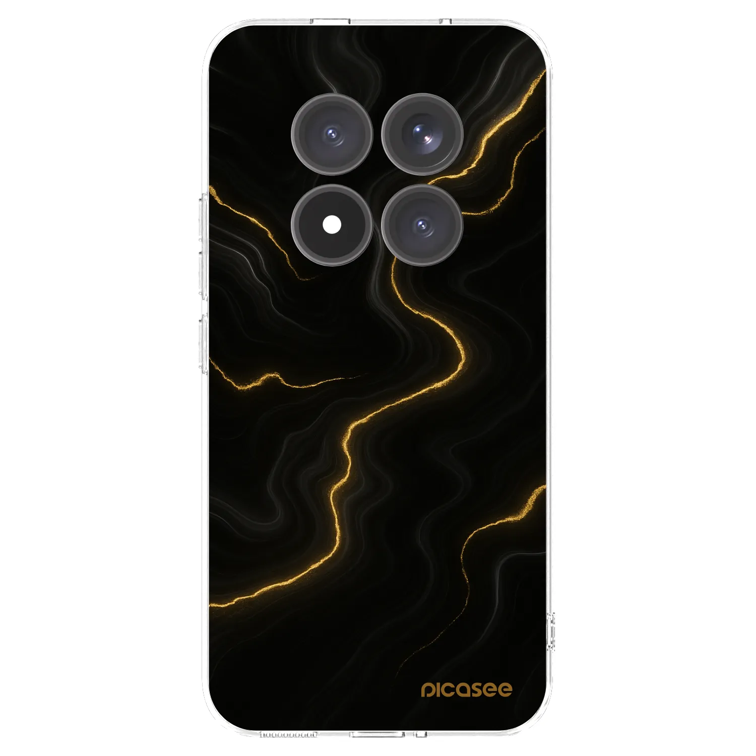 Picasee Xiaomi Redmi Note 15 Pro+ Hülle - Transparentes Silikon - Thunder