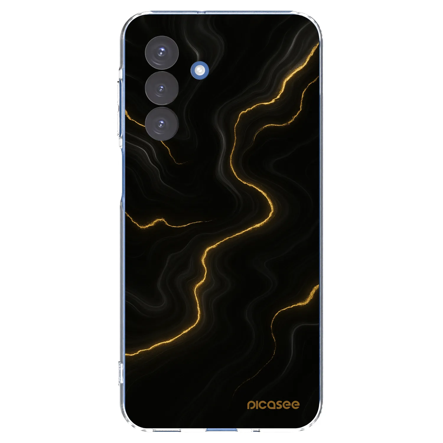 Picasee Samsung Galaxy A17 5G Hülle - Transparentes Silikon - Thunder