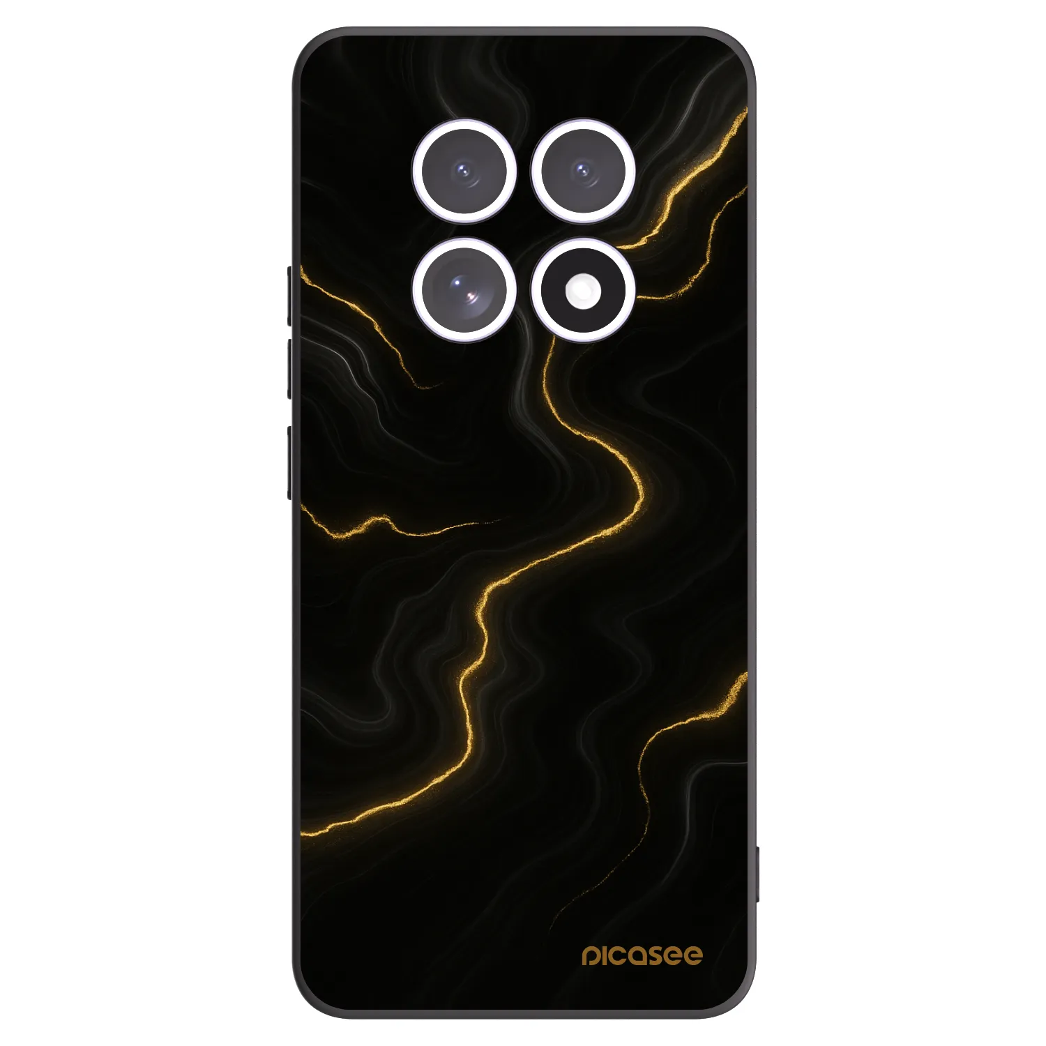 Picasee Xiaomi Redmi Note 15 Hülle - Schwarzes Silikon - Thunder