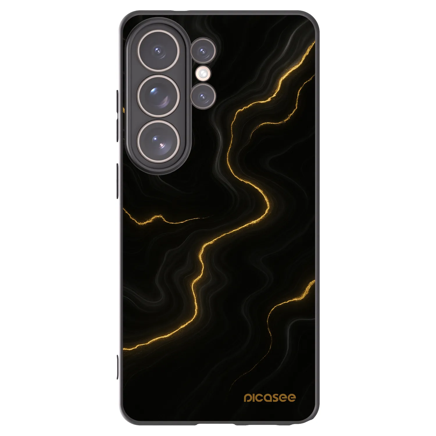 Picasee Samsung Galaxy S26 Ultra Hülle - Schwarzes Silikon - Thunder