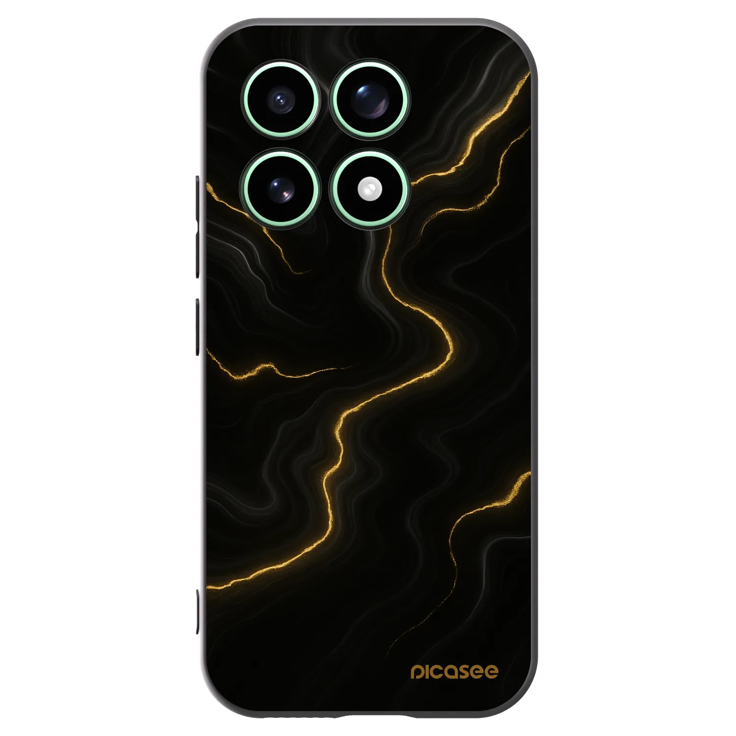 Picasee Xiaomi 17 Hülle - Schwarzes Silikon - Thunder