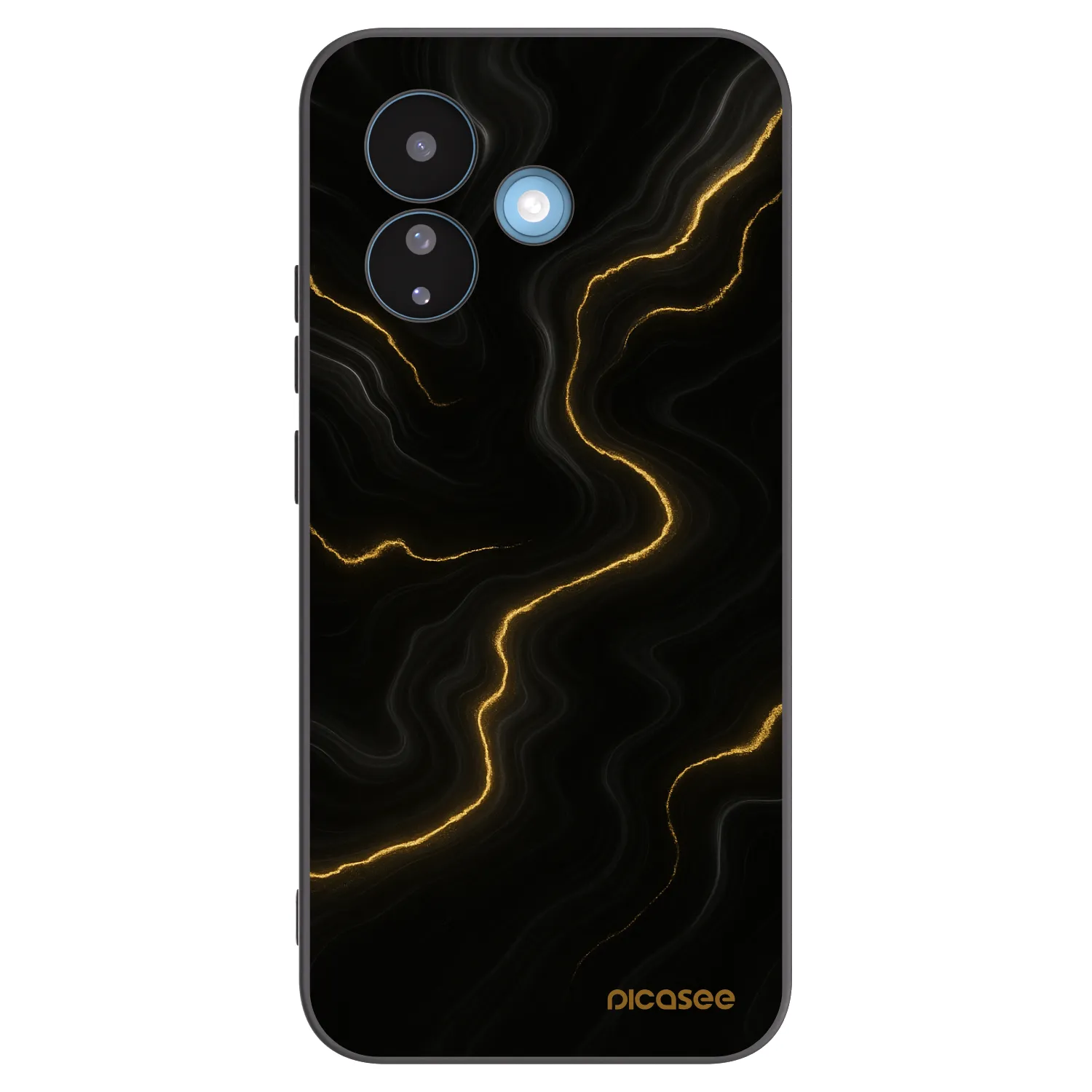 Picasee Xiaomi Redmi Note 17 Pro 5G Hülle - Schwarzes Silikon - Thunder