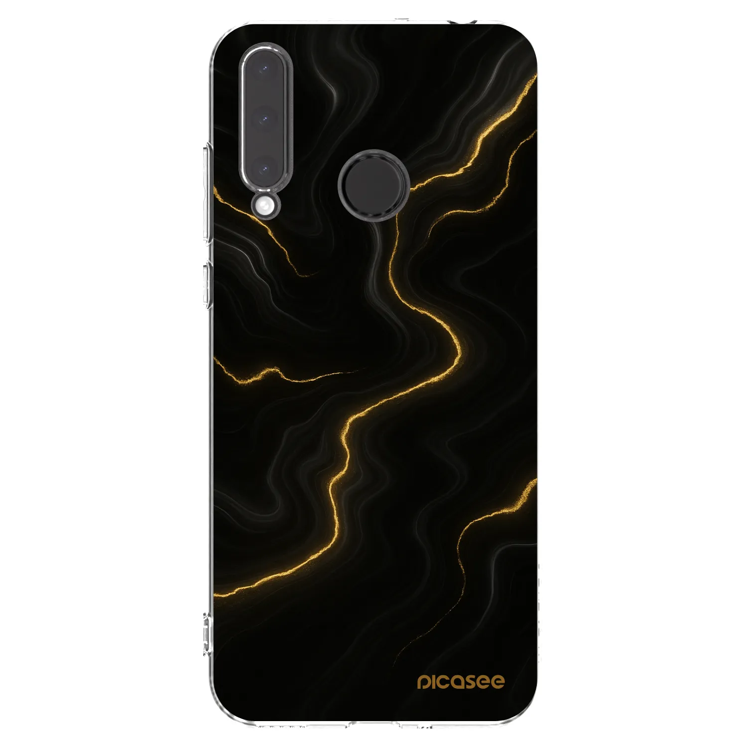 Picasee Honor 20 Lite Hülle - Transparentes Silikon - Thunder