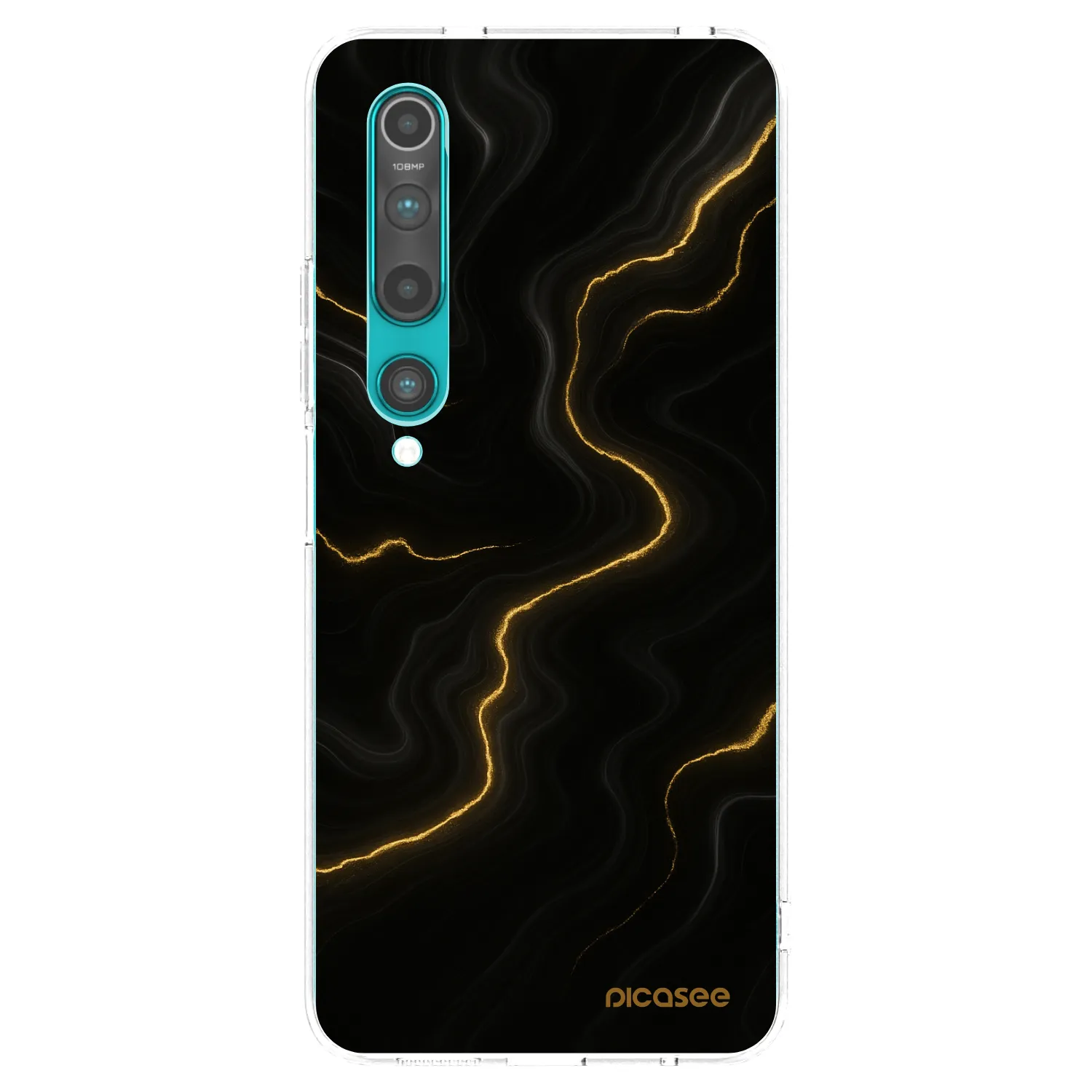 Picasee Xiaomi Mi 10 Hülle - Transparentes Silikon - Thunder