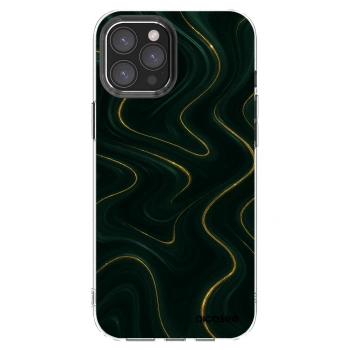 Picasee Apple iPhone 12 Pro Max Hülle - Transparentes Silikon - Vawes