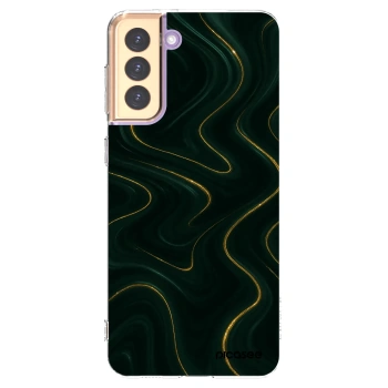Picasee Samsung Galaxy S21+ 5G G996F Hülle - Transparentes Silikon - Vawes
