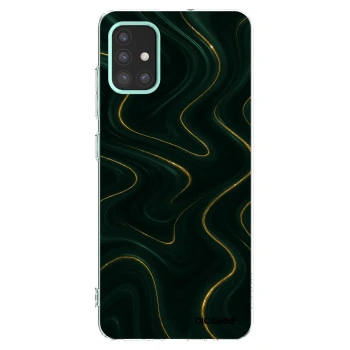Picasee Samsung Galaxy M31s Hülle - Transparentes Silikon - Vawes