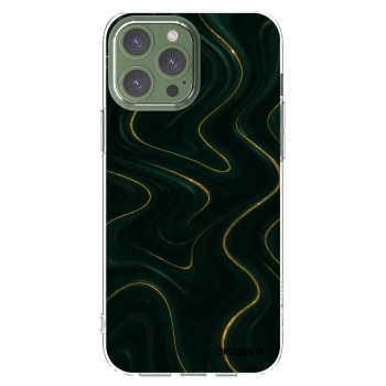 Picasee Apple iPhone 13 Pro Max Hülle - Transparentes Silikon - Vawes