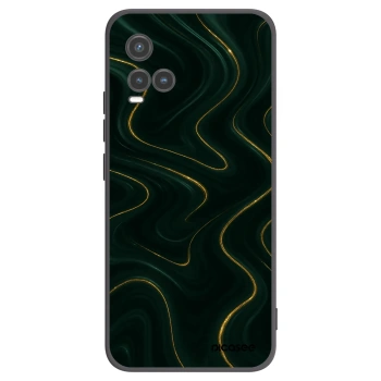 Picasee Vivo Y33s Hülle - Schwarzes Silikon - Vawes