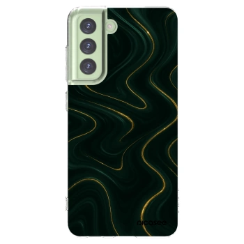 Picasee Samsung Galaxy S21 FE 5G Hülle - Transparentes Silikon - Vawes