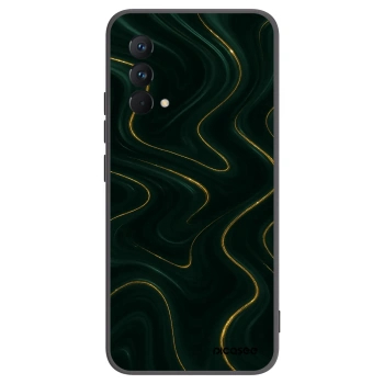 Picasee Realme GT Master Edition 5G Hülle - Schwarzes Silikon - Vawes