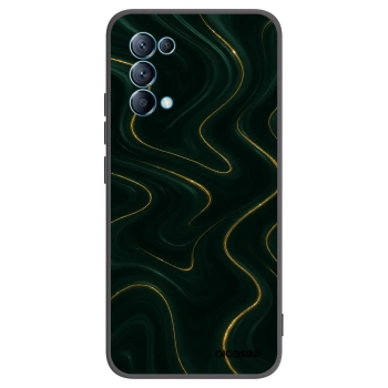 Picasee OPPO Reno 5 5G Hülle - Schwarzes Silikon - Vawes