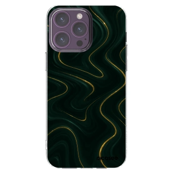 Picasee Apple iPhone 14 Pro Max Hülle - Transparentes Silikon - Vawes