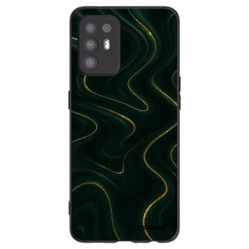 Picasee OPPO A94 5G Hülle - Schwarzes Silikon - Vawes