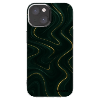 Picasee Apple iPhone 15 Hülle - Transparentes Silikon - Vawes