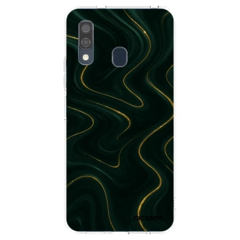 Picasee Samsung Galaxy A40 A405F Hülle - Transparentes Silikon - Vawes