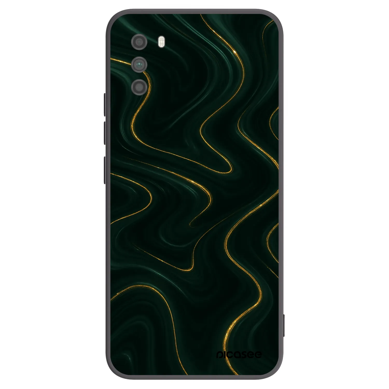 Picasee Xiaomi Poco M3 Hülle - Schwarzes Silikon - Vawes