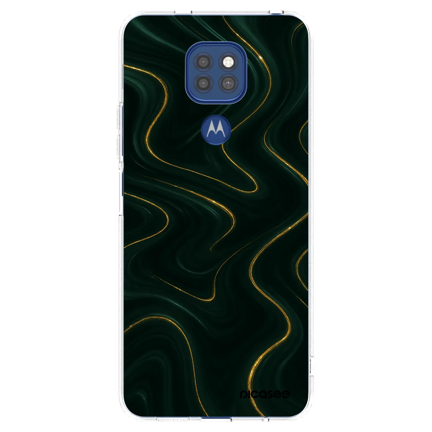 Picasee Motorola Moto G9 Play Hülle - Transparentes Silikon - Vawes